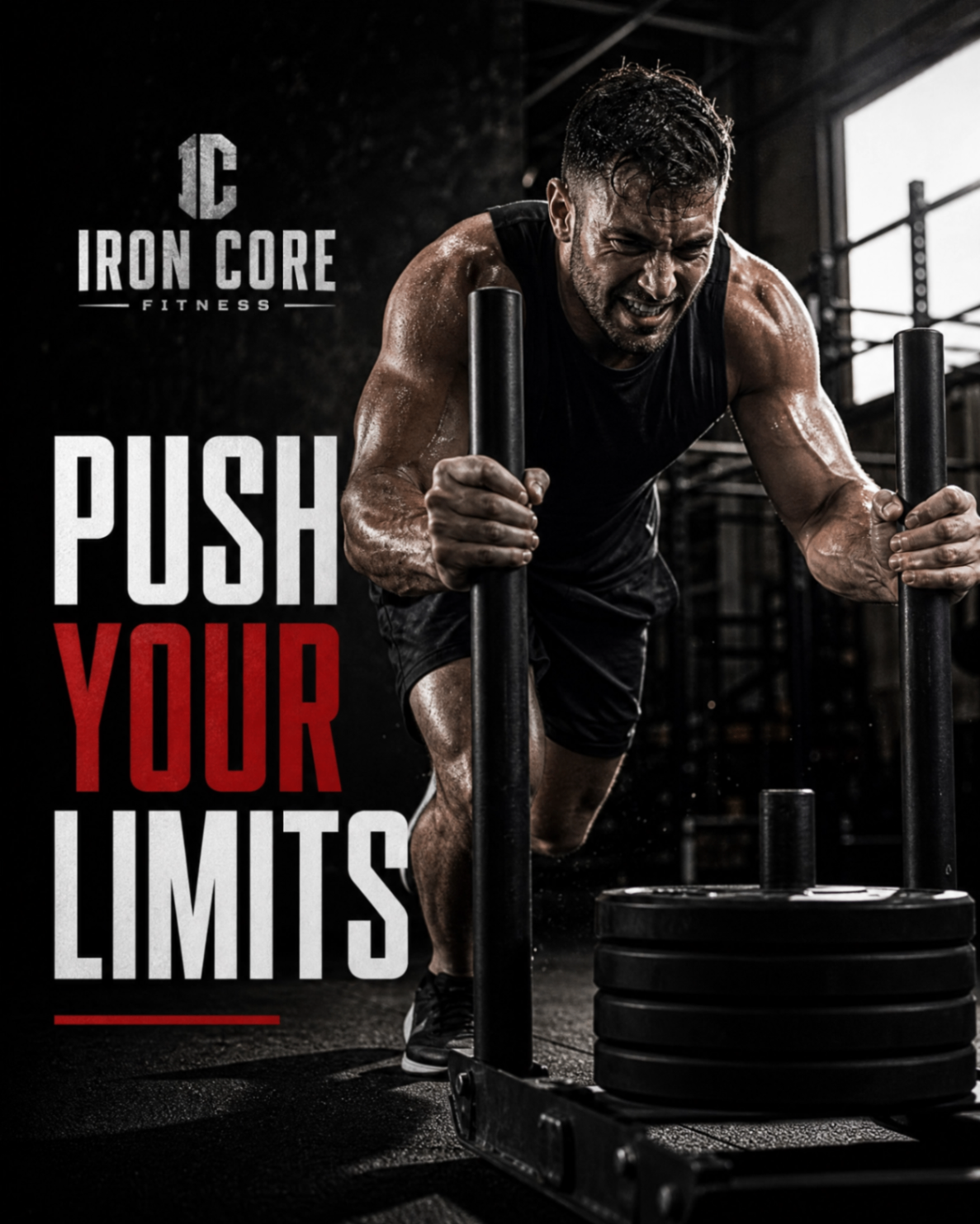 Push Your Limits — Fitness ad