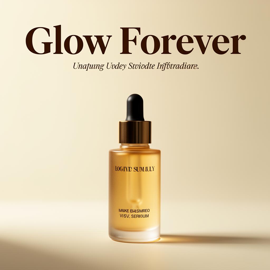 Beauty serum launch